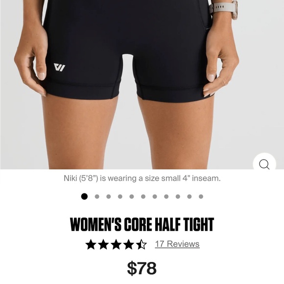 WOLACO Women’s Core Half Tight - Picture 5 of 5